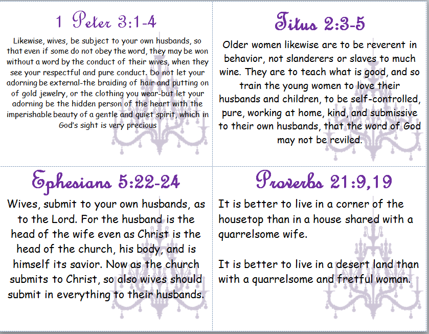 Bible Verses on Biblical Womanhood