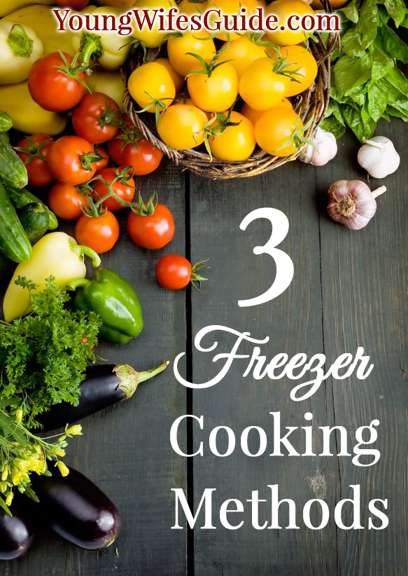 3 freezer cooking methods
