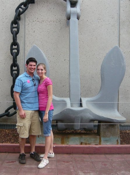 Hubby and I at Pearl Harbor on our Honeymoon