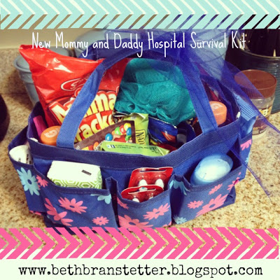 New mommy and daddy hospital gift bag 