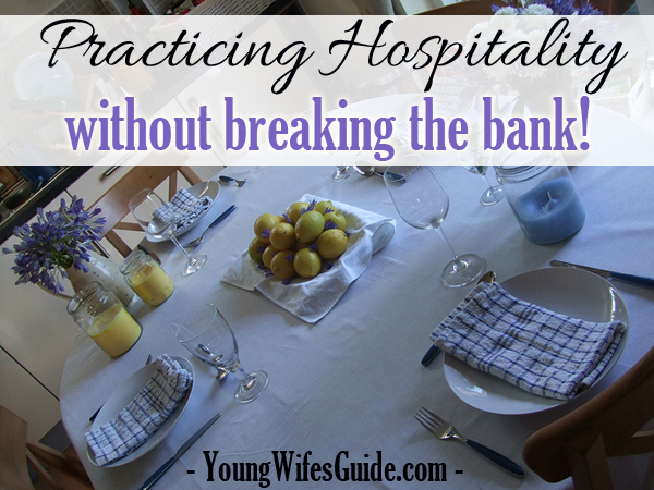 Practicing Hospitality without breaking the bank
