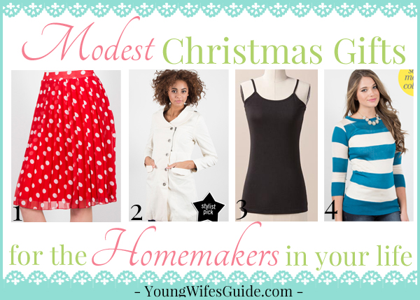 Modest Christmas Gifts for the Homemakers in your life