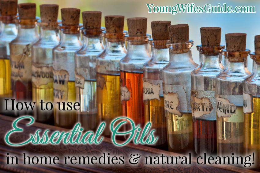 How I use essential oils everyday in home remedies and for natural cleaning!