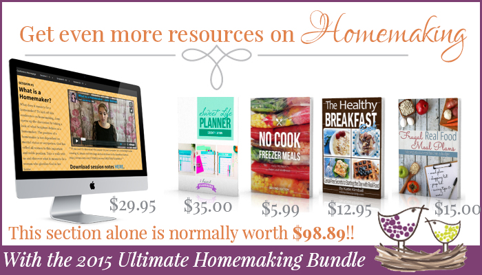 More Homemaking Resources