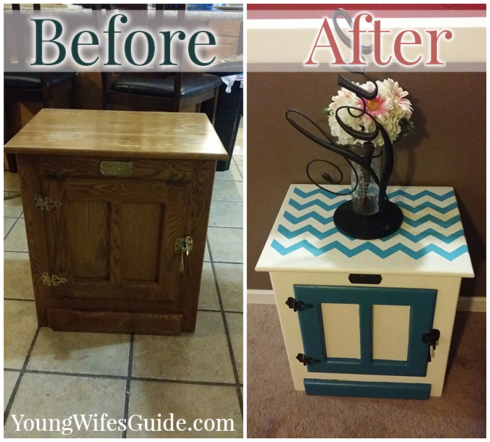 Before and After - Using Stencils is my newest favorite DIY thing!! 