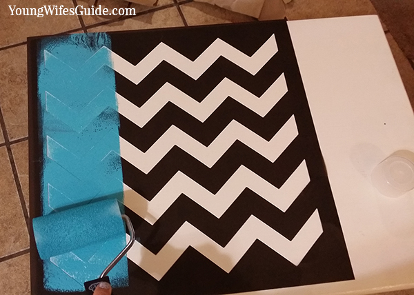 Step by Step Tutorial for Stenciling Like a Pro - Step 2 is where the fun begins!