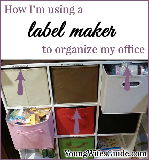 How I'm using a label maker to organize my office
