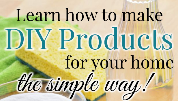 Learn how to make DIY products for your home - the simple way! FB