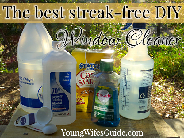 The Best DIY streak-free window cleaner!