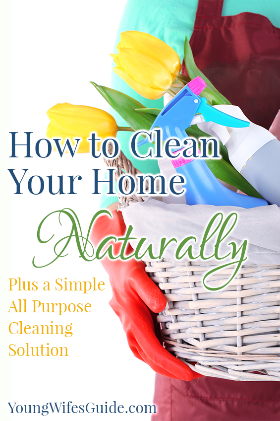 How to Clean Your Home Naturally (Plus a Simple All Purpose Cleaning Solution) - Young Wifes Guide