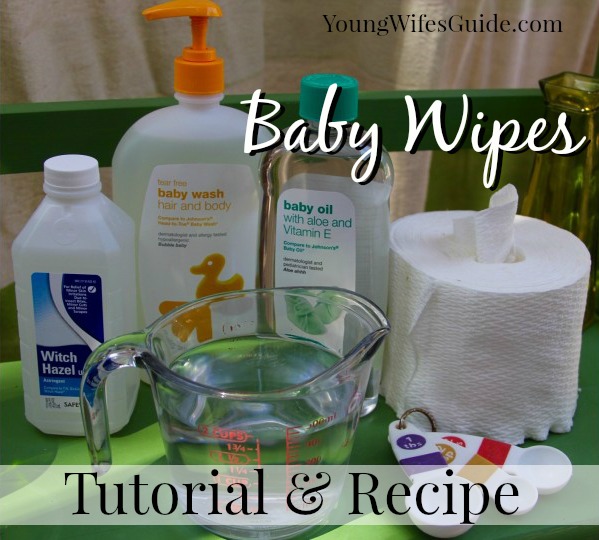 Baby Wipes An easy tutorial and recipe to save you MONEY!
