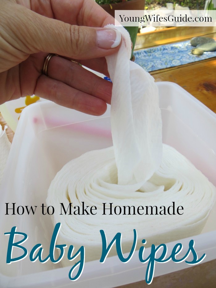how to make homemade baby wipes