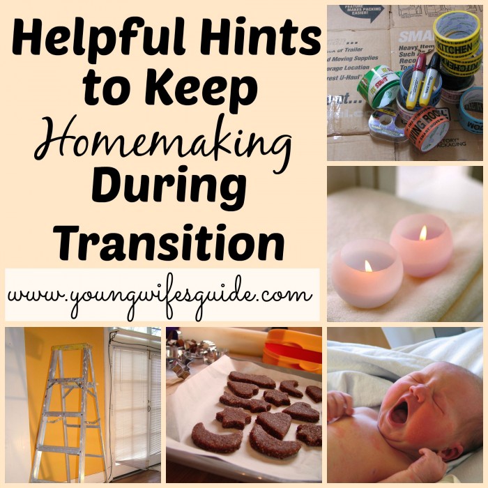 Helpful Hints During Transition