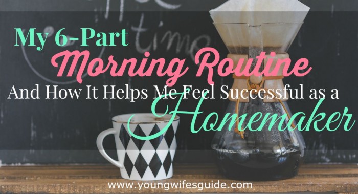 my 6-part morning routine FB