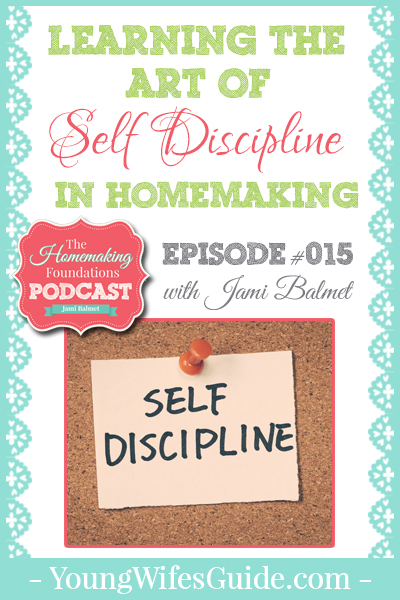 HF #15 - Learning the Art of Self-Disciplines as a Homemaker - Pinterest
